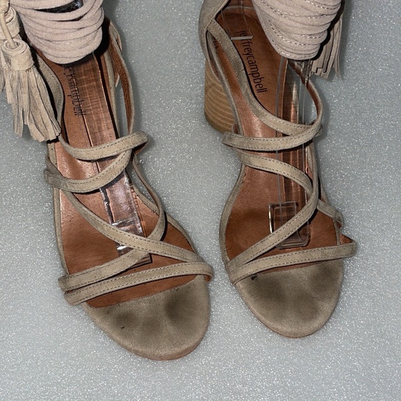 Jeffrey Campbell Despina Suede Sandals - Picture 8 of 14